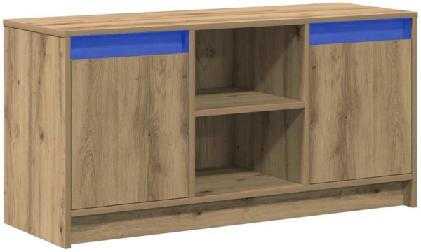 vidaXL TV-Einheiten Braun 100 x 34 x 50 cm Holzwerkstoff 873916 Bild 1