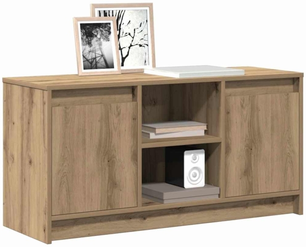 vidaXL TV-Einheiten Braun 100 x 34 x 50 cm Holzwerkstoff 873916 Bild 2