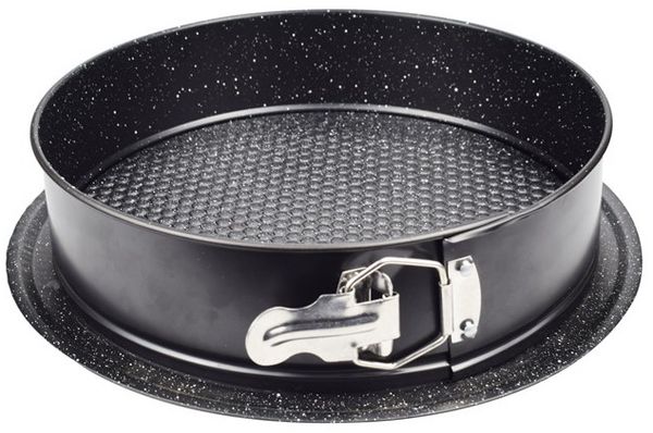 Springform ø26 cm mit Servierplatte in Schwarz - Antihaft, robust & vielseitig