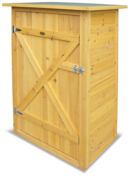 HABAU Geräteschrank Flachdach mit Dachpappe, maisgelb