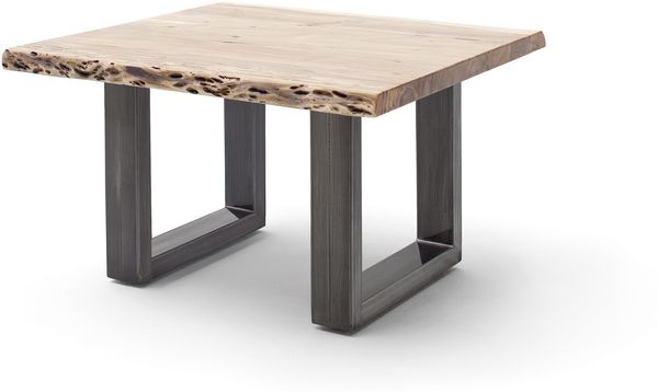 Couchtisch >CARTAGENA< in Akazie natur, Massivholz lackiert - 75x45x75cm (BxHxT)
