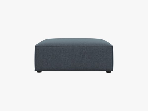 Micadoni Hocker Jodie 1-Sitzer Strukturierter Stoff Megan Blau