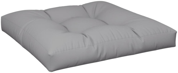 vidaXL Palettenkissen Grau 70x70x12 cm Stoff 360470