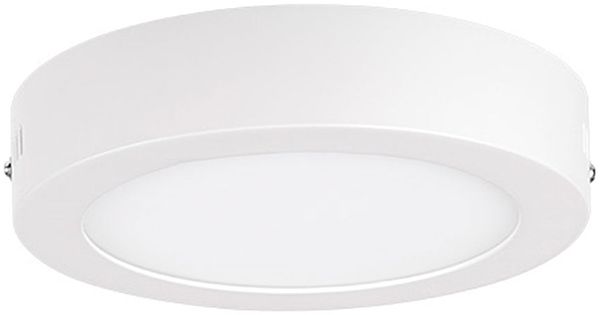 LED Deckenleuchte, Aluminium creme, D 17 cm