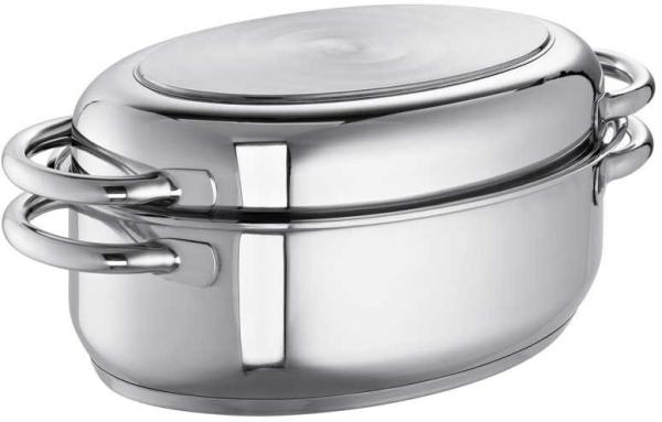 Schulte-Ufer Multi-Bräter, Edelstahl 18/10, 27x17 cm, 5 l