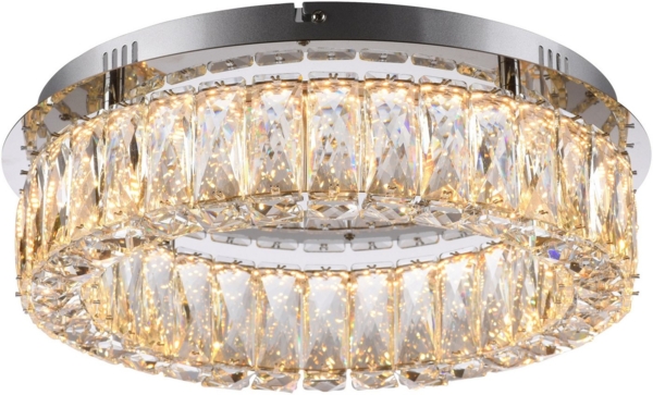 JUST LIGHT Deckenleuchte KULUNKA, Dimmfunktion, LED fest integriert, Warmweiß, LED, dimmbar, Switchmo