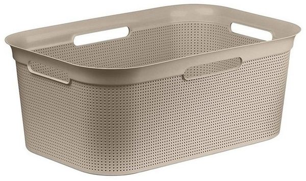 ROTHO Wäschekorb Brisen 41l 59,6x39,6x23,2cm cappuccino 109581
