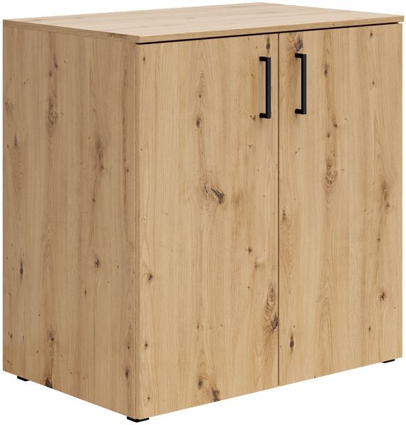 Carryhome 'MULTISTAURAUM' Kommode, Holznachbildung Eiche Artisan, 80 x 83 x 52 cm, mit 2 Drehtüren