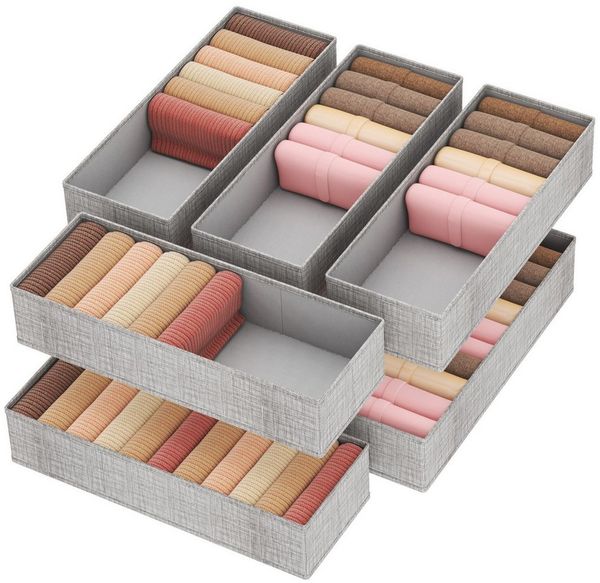 Lifewit Aufbewahrungsdose Schubladen Organizer, Kleiderschrank Organizer, Schrank Organizer und. (8 St)