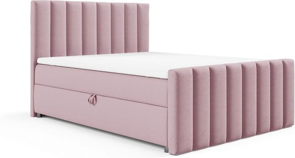 Best for Home Boxspringbett Boxspringbett 200x200 mit 7-Zonen-Bonnellfederkern & Stauraum (140x200 160x200 180x200 200x200 cm), Verschiedene Liefermöglichkeiten, TOP Preis-Leistungs-Verhältnis