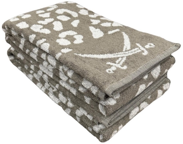 Sansibar Sylt Duschtücher 2 teiliges Duschtuch Set LEO mit modernem Design, 90x160 cm, (Spar-Set, 2-St), 100% Baumwolle, langlebig, saugstark, leicht gezwirnt