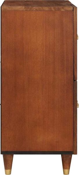 Sideboard, Kommode Braun 60 x 33,5 x 75 cm Massivholz Mango j1357p Bild 4