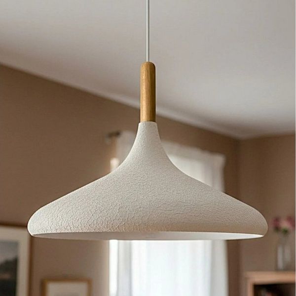 Bamyum Pendelleuchte Bamyum Pendelleuchte I Champion I Ø35 cm Holz-Metall E27 Moderne Lampe, ohne Leuchtmittel
