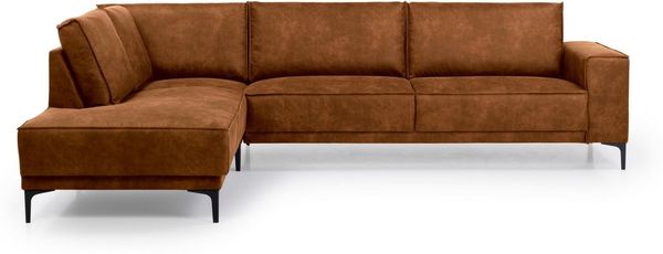 OTTO home Ecksofa OLAND L-Form, B: 289 cm, Skandi-Design, Struktur, Flachgewebe, Luxus-Microfaser, Boucle