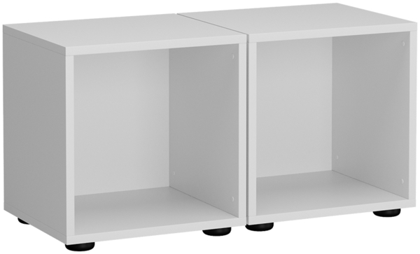 Kinderregal Estell Weiß 36.4 x 38.2 cm 2-er Set Vicco