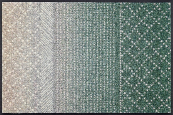 wash+dry by Kleen-Tex Fußmatte Green Desert, rechteckig, Höhe: 7 mm