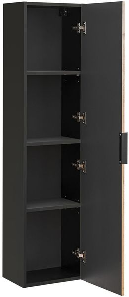 Badmöbel Set 7-tlg Badezimmerset ARMON Wotan Eiche Schrank 120cm inkl. 2 x Waschtisch Bild 2