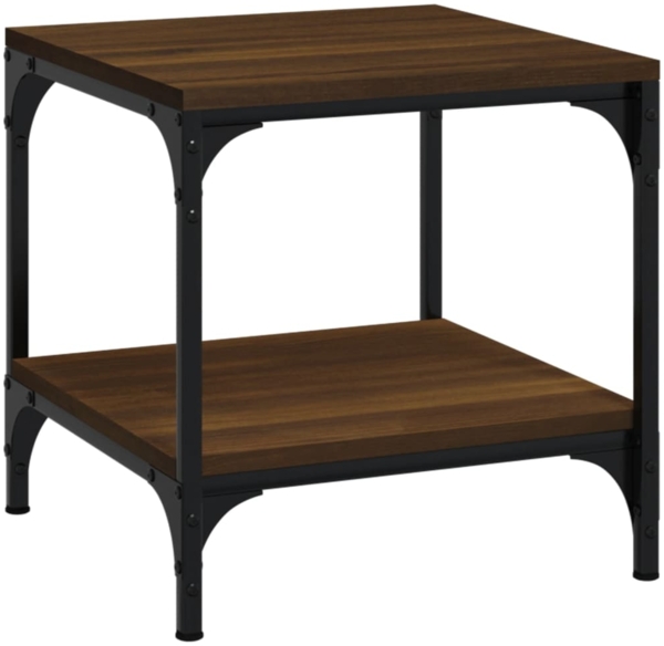 vidaXL Beistelltische 2 Stk. Braun Eiche 40x40x40 cm Holzwerkstoff 819386 Bild 4