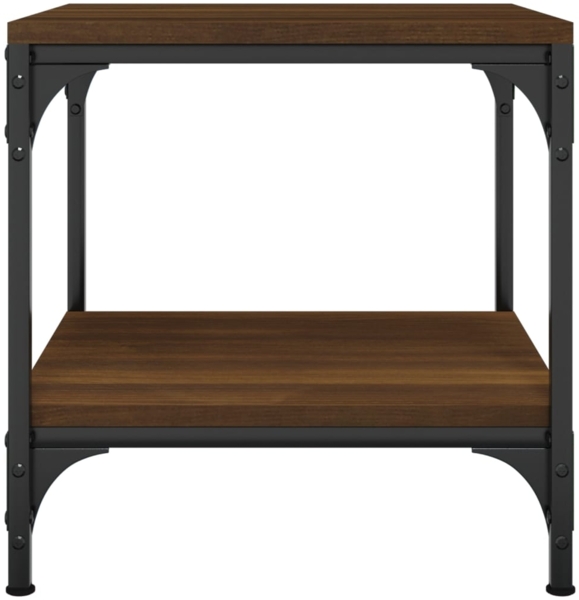 vidaXL Beistelltische 2 Stk. Braun Eiche 40x40x40 cm Holzwerkstoff 819386 Bild 5