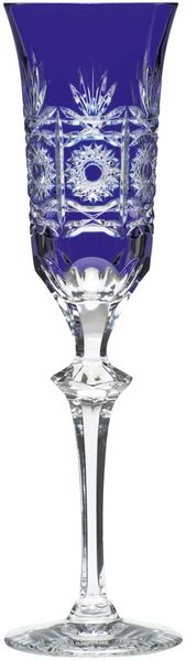 Sektglas Kristall Dresden kobalt (26,2 cm)