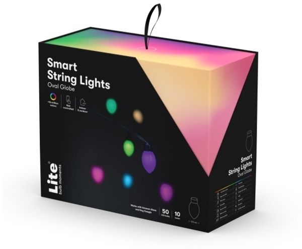 LED-Lichterkette Kegel 50 LED-Birnen 10+3meter 1 Stück