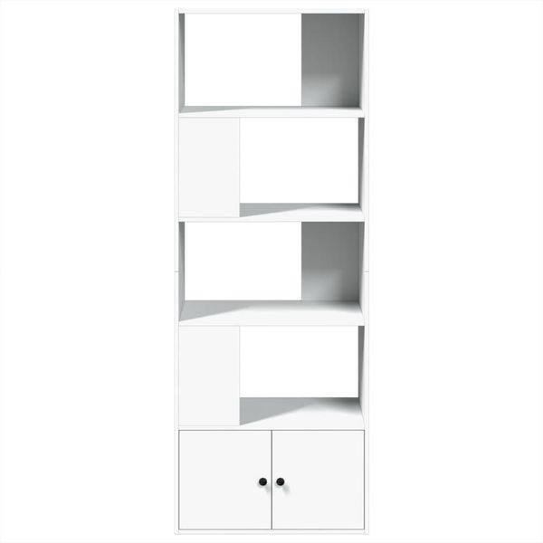 vidaXL Bücherregal Weiß 70x36x189 cm Holzwerkstoff 3295317 Bild 3