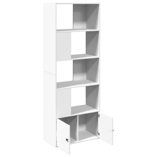 vidaXL Bücherregal Weiß 70x36x189 cm Holzwerkstoff 3295317 Bild 6