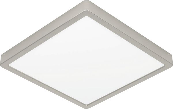 Eglo LED Deckenleuchte Fueva 6-Z nickel matt 30 x 30 cm RGB dimmbar