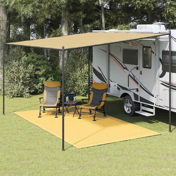 vidaXL Zeltteppich 200x400 cm Beige 310758