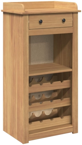 vidaXL Weinschrank Panama 57x40x111,5 cm Massivholz Kiefer 4016390