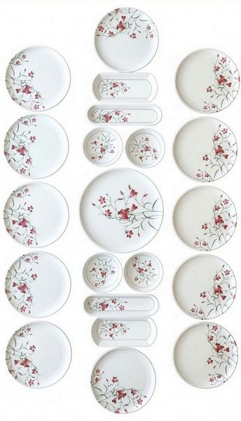 Hermia Concept Geschirr-Set (21-tlg), 12 Personen, Keramik, 12 Personen geeignet, Spülmaschinengeeignet