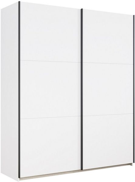rauch Schwebetürenschrank Kleiderschrank Drehtürenschrank Schrank Garderobe KRONACH (in 3 Ausstattungen BASIC/CLASSIC/PREMIUM, Breiten 131/175/218/261 cm) optional ohne, mit 1 oder 2 Spiegel, viel Stauraum MADE IN GERMANY