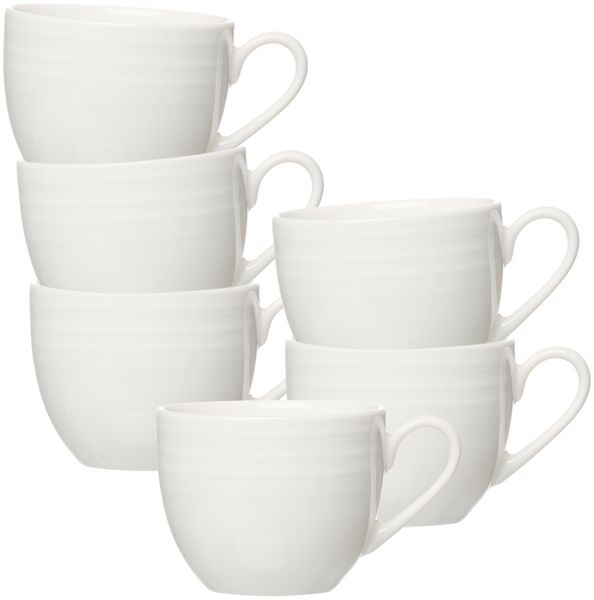 Ritzenhoff & Breker Levi Espressotasse 90 ml weiß 6er Set