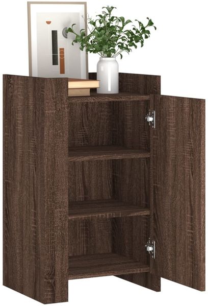 vidaXL Sideboard Braun Eichen-Optik 45x35x75 cm Holzwerkstoff 848401 Bild 3