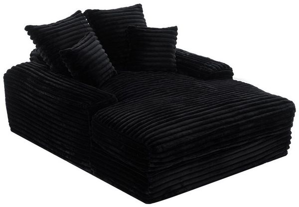 MODFU Schlafsofa Ultraweiches Sofa, 4 abnehmbare Kissen, ohne Montage direkt als Sofa oder Bett nutzbar, Platzsparend 1 Teile