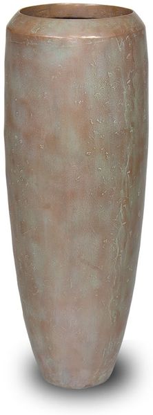 Loft Bodengefäß für hochgewachsene Pflanzen Ø 30 cm, Höhe 80 cm verdigris bronze