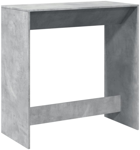 vidaXL Bartisch Betongrau 102x50x103,5 cm Holzwerkstoff 854430