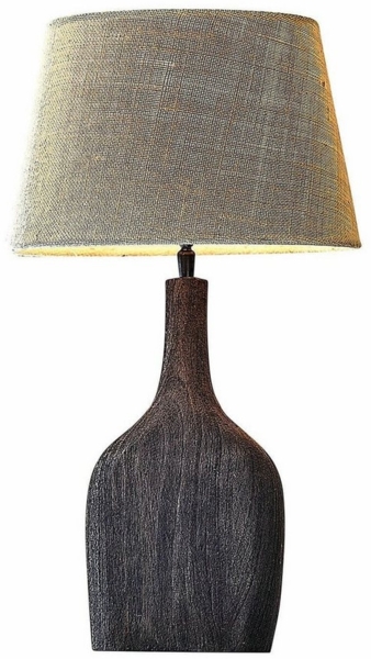 Mirabeau Tischleuchte Tischlampe Arobynn schwarz/creme