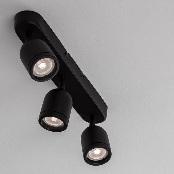 Nova Luce 9555817 ORSON Deckenleuchte 3-flammig Schwarz GU10