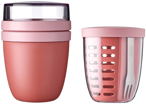 Mepal ELLIPSE Lunchpot mit Fruitpot Vivid Mauve