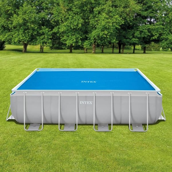 Intex Solar Poolabdeckung Blau 378x186 cm Polyethylen 3202957