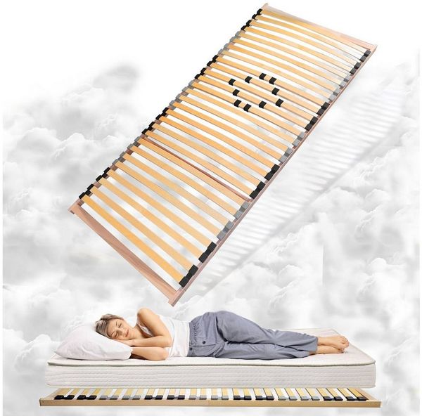 Coemo BASIC Lattenrost 70x140 cm starr nicht verstellbar 18 Leisten zur Selbstmontage
