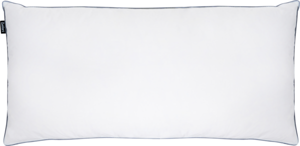 3-Kammer-Kopfkissen TEIDE Hoch Entenfedern und Daunen 40 x 80 cm Weiß