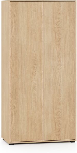 Selsey 'Heggers' Kleiderschrank 2-türig, Kleiderstange & Fächer, Mavelie Eicheoptik, 92 cm