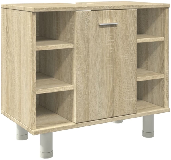 Badezimmerschrank Sonoma-Eiche 60 x 32 x 53,5 cm Holzwerkstoff