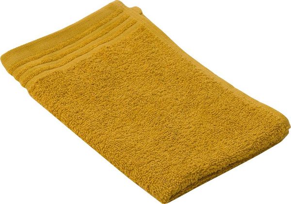 Gözze Gästehandtücher Hanna, Walkfrottier (3-St), Set, Uni Farben, strukturierte Bordüre, 100% Baumwolle
