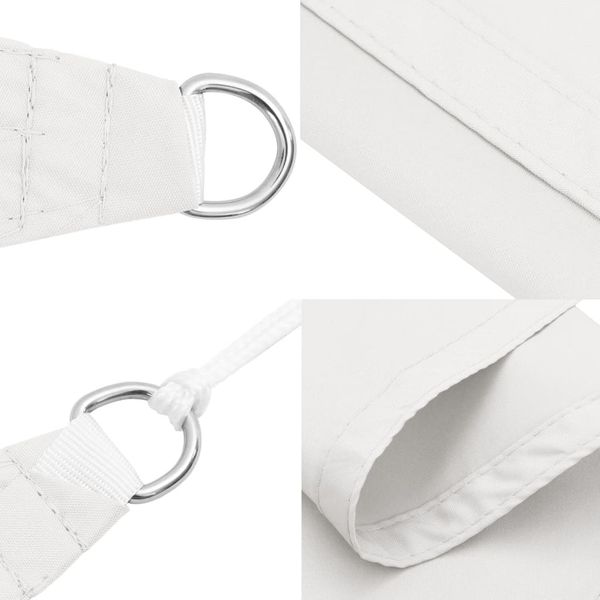 vidaXL Sonnensegel Oxford-Gewebe Rechteckig 6x7 m Weiß 135277 Bild 7