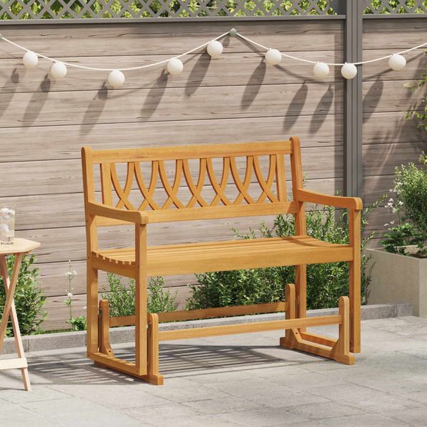 vidaXL Garten Schaukeltbank Natur 110 x 59 x 97 cm Massivholz Akazie 42028080