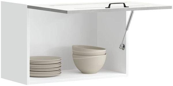 vidaXL Küchen-Hängeschrank Kalmar Betongrau Holzwerkstoff 853601