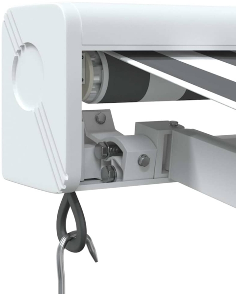 vidaXL Markise Einziehbar Anthrazit & Weiß 3,5x2,5 m Stoff & Aluminium 3216124 Bild 5
